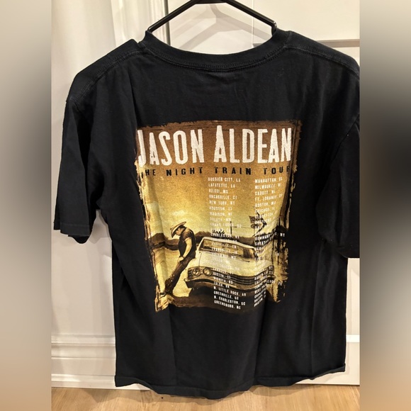 Vintage Jason Aldean - The Night-train Tour Tee - Size Medium - Great Condition - Picture 4 of 4